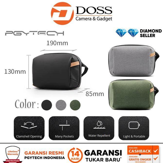 PGYTECH Mini Tech Pouch Waterproof Organizer Bag Tech Organizer