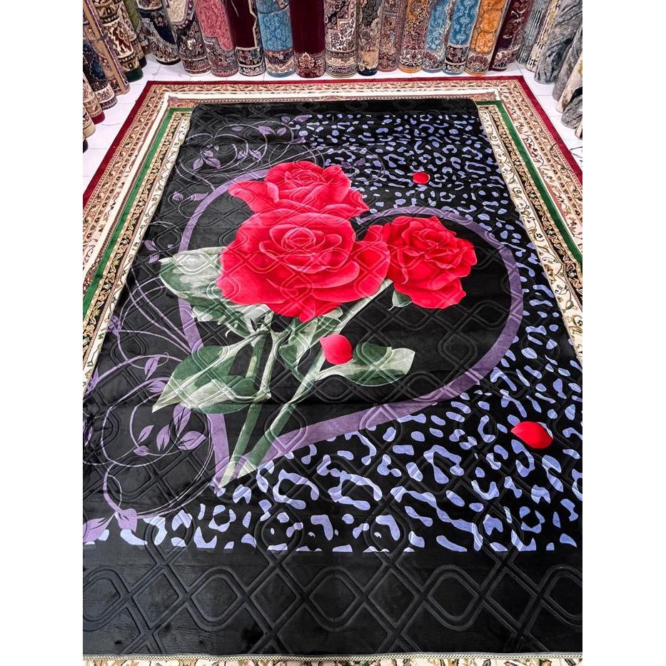 Hambal Malaysia besar UK 200x300 anti slip ambal karpet tidurruang tv bulu empuk dan lembut mudah di