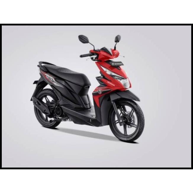 BEST DEAL (ORI) STRIPING HONDA BEAT FI ESP 2018 2019 MERAH HITAM ORIGINAL 