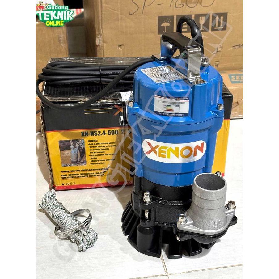 DHEALOKA Pompa Air Celub Kotor Bersih 2"  XENON X-HS2.4-500 500W / Pompa Air Celup Sedot Air Pump 2 
