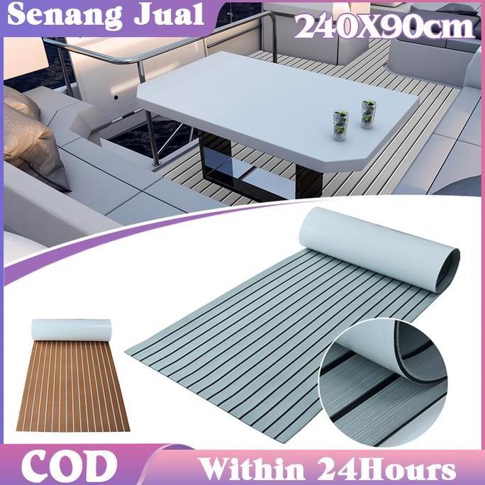 LUMIERE 240X90CM Marine Boat Flooring Matras Anti Selip Eva Laut Karpet Kapal Flooring Outdoor