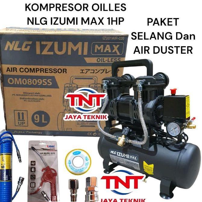 Murah Izumi Ol 0709 9L / Izumi Kompresor Angin 9Liter Ol 0709 Izumi Oil Less