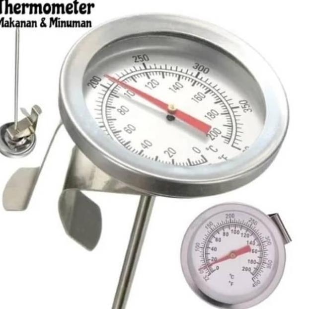 Terbaik THERMOMETER MEKANIK ALAT UKUR SUHU PANAS MINYAK GORENG KOPI