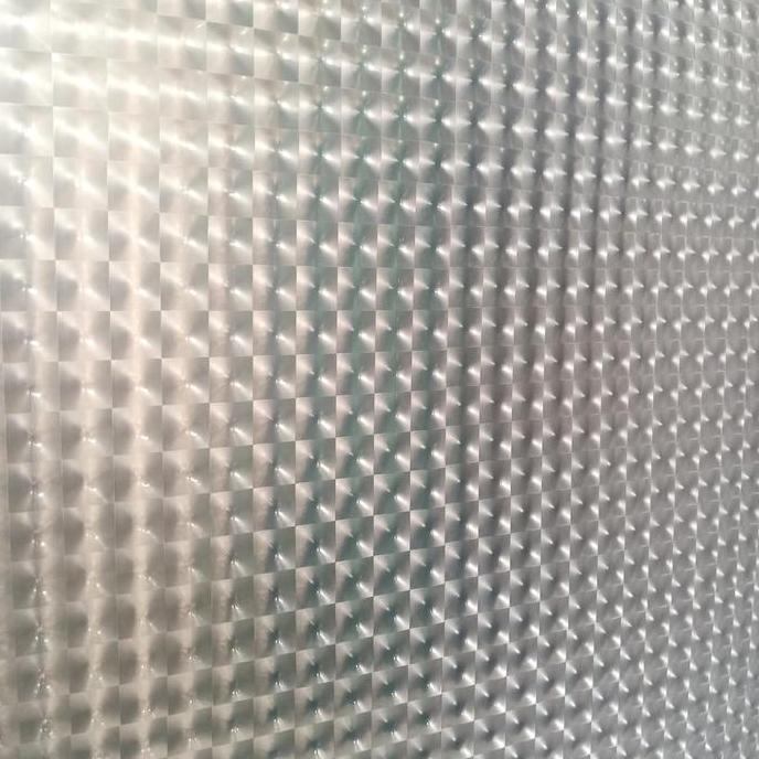 fiber pagar plastik penutup pagar putih motif 3 D harga permeter