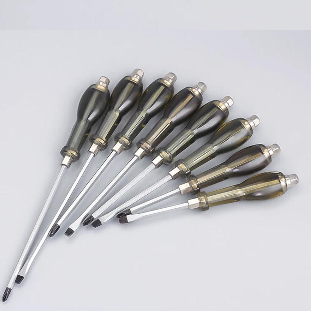 Obeng Ketok Set 6 Pcs Screwdriver Obeng Set Plus Minus
