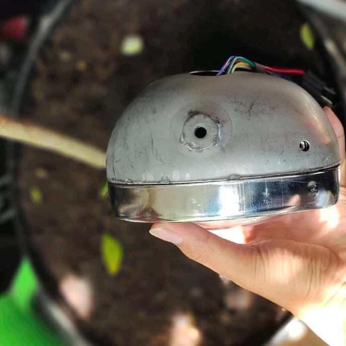 Promo lampu depan daymaker 5,75 set batok vanvan Crom Diskon