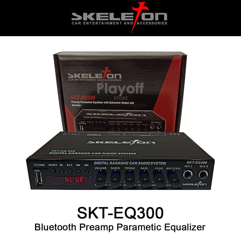 Bluetooth Usb Parametric Equalizer Preamp Karaoke Mobil Skeleton Skt-Eq300