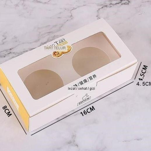 Box Egg Tart Mini Kotak Kue Pie Susu Dus Kue Egg Tart Cake Box Dessert