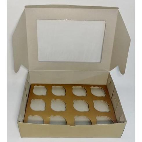 DUS CUPCAKE SATUAN / DUS MUFFIN / DUS CUPCAKE GOLD PER PCS