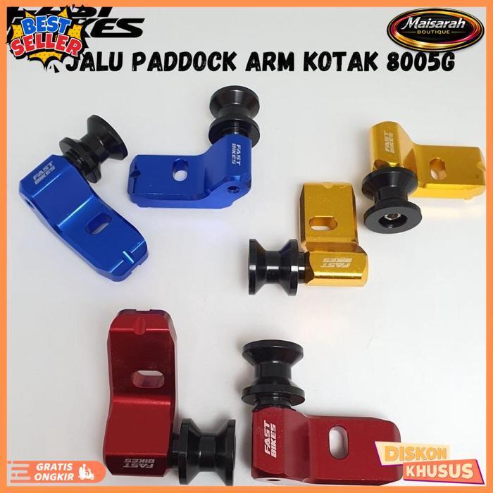 Exclusive Jalu Paddock Standar Pedok Full Cnc Setelan Rantai Arm Kotak Universal Motor Cb 150 Cbr150