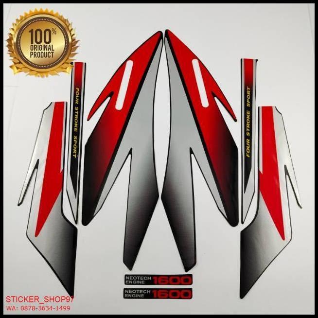 GRATIS ONGKIR (ORI) STRIPING HONDA GL PRO  1996 1997 HITAM  MERAH KUALITAS ORIGINAL 