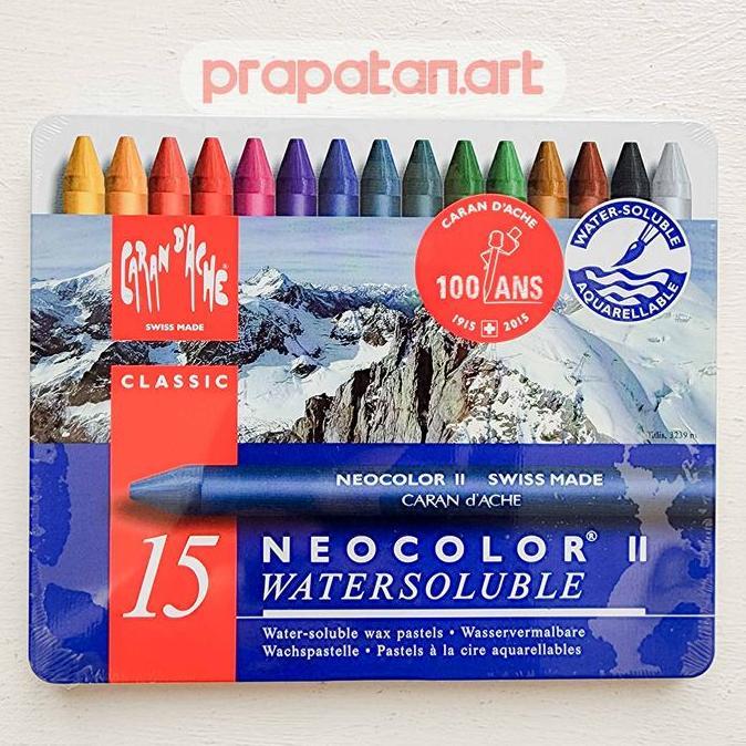Carandache Wax Oil Pastel NEOCOLOR 2 | Wax Crayon (TERBAIK) (TERBARU) (TERMURAH)