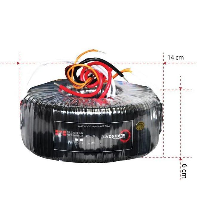 Trafo Toroidal Blackgate 10A-47V Ct -Travo Toroid 10A-Travo Donut Bell
