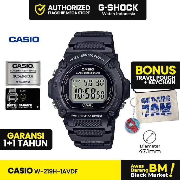 Casio General W-219H-1AVDF W-219H W-219 W219H W 219H Watches