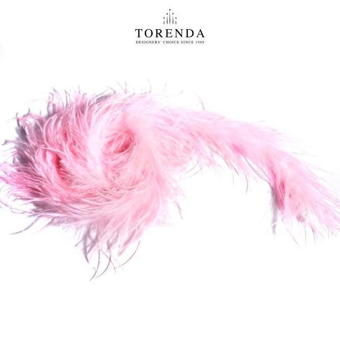 Torenda Feathers Swan Payet Ostrich Varian warna/ 2 Yard-Bulu (TERBAIK) (TERBARU) (TERMURAH)