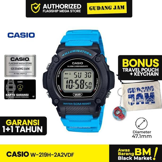 Casio General W-219H-2A2VDF W-219H W-219 W219H W 219H