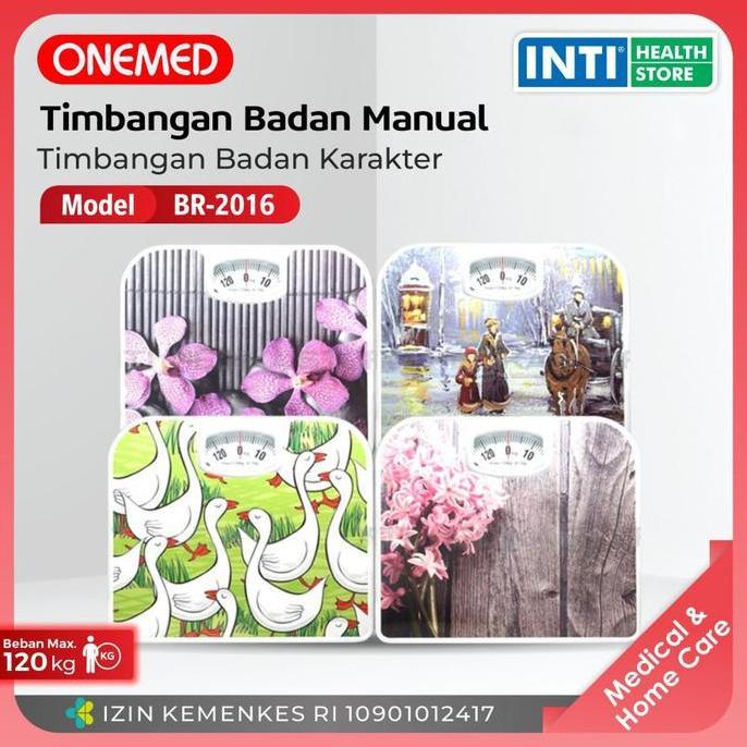 Medclean- Onemed | Timbangan Badan Karakter Onemed Br 2016 | Timbangan Manual