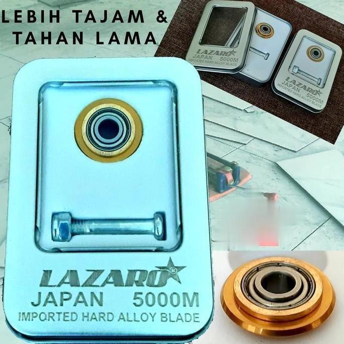 Mata Tile Cutter Bearing Pisau Potong Keramik Granit Dorong Lazaro Original