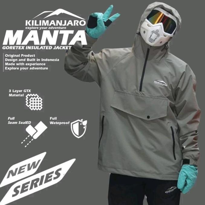 Ready stock Jaket Goretex Kilimanjaro Manta 3 Layer Waterproof - Jaket Goretex Kilimanjaro