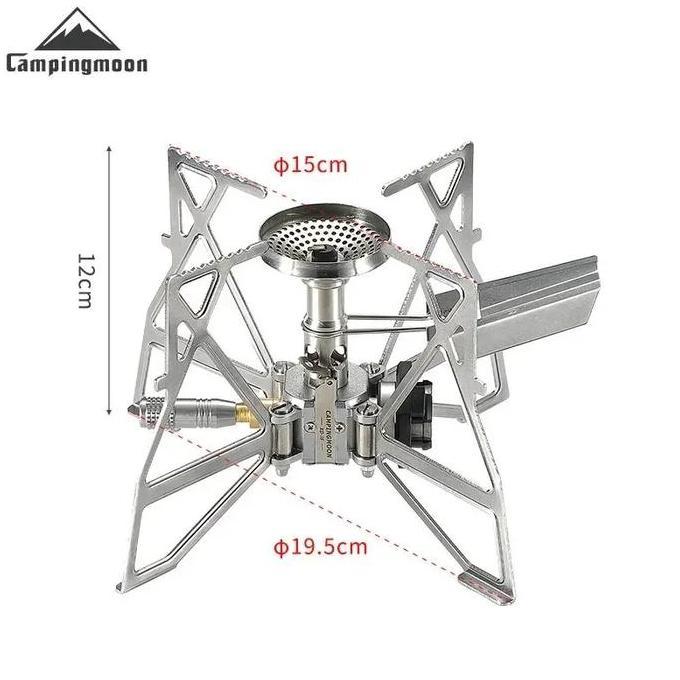 Ready stock kompor Ultralight Campingmoon XD-3F dan XD-3NE Dilengkapi dengan Meja Lipat Campingmoon 