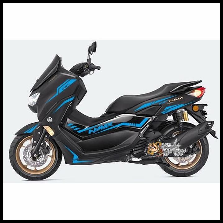 TERBARU STRIPING STICKER CUTTING NEW NMAX 2020 SPORTY BIRU ORACAL 