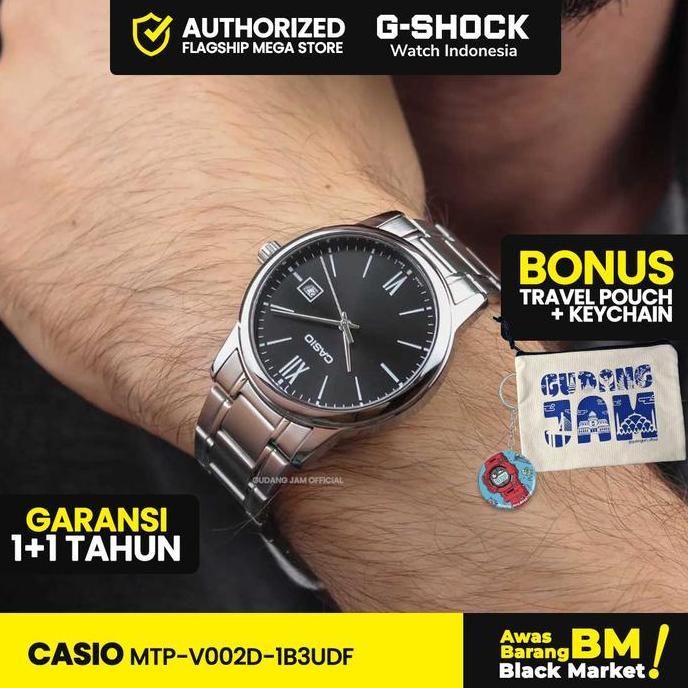 Casio General MTP-V002D-1B3UDF MTP-V002D MTP-V002 MTPV002D MTP V002D Watches Men Pria Jam