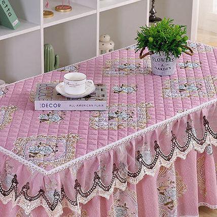 Taplak Meja Bersih Ruang Tamu Gaya Eropa Renda Nordic Modern Minimalis