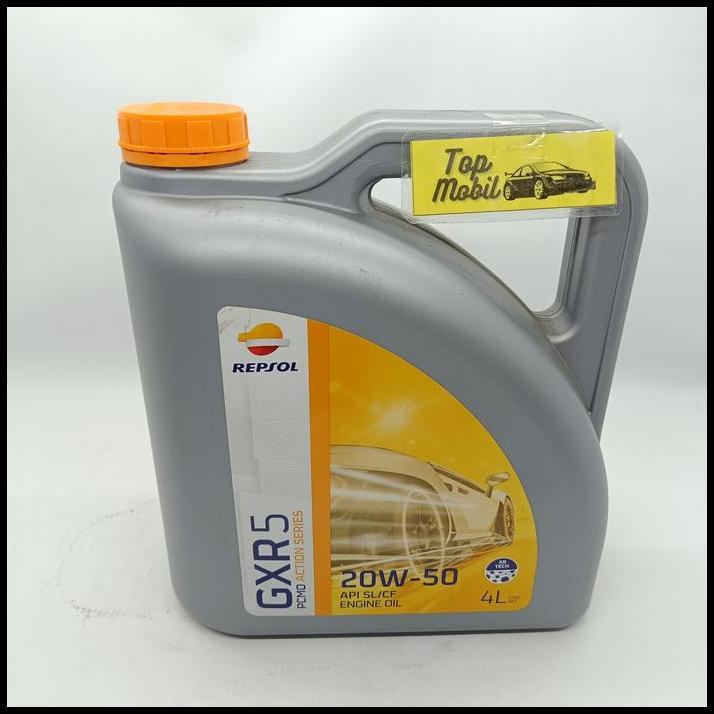 HOT DEAL OLI MESIN REPSOL GXR5 GXR 5 SAE 20W-50 API SL / CF 