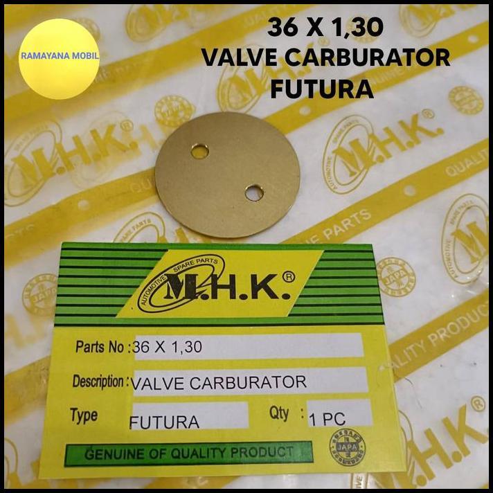 DISKON VALVE CARBURATOR SKEP KARBURATOR PLAT KOIN GOBANGAN 36X1,30 C36,FUTURA SL413, T120SS 