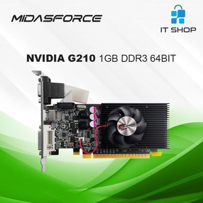 Midasforce VGA NVIDIA G210 1GB DDR3 64BIT