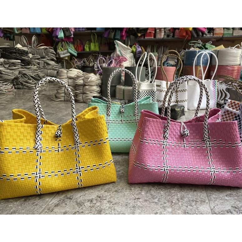 Tas Wanita Jumbo Jali Terbaru Premium Petty XXL / Tas Anyaman Muat 15kg - READY STOK terlaris