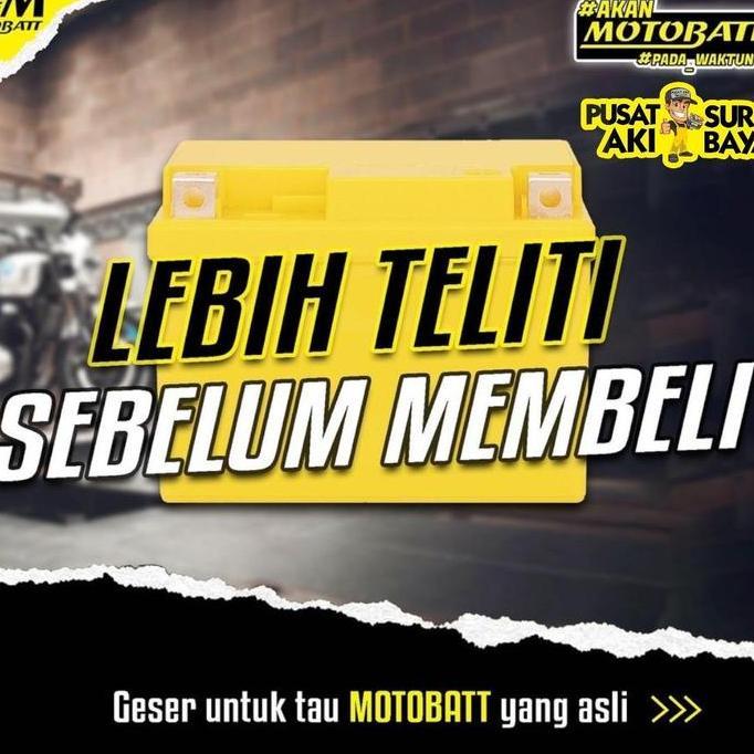 Promo OFFICIAL MOTOBATT GEL MTX5AL 5 AH ORIGINAL AKI MOTOR SHOGUN 110 SMASH Diskon