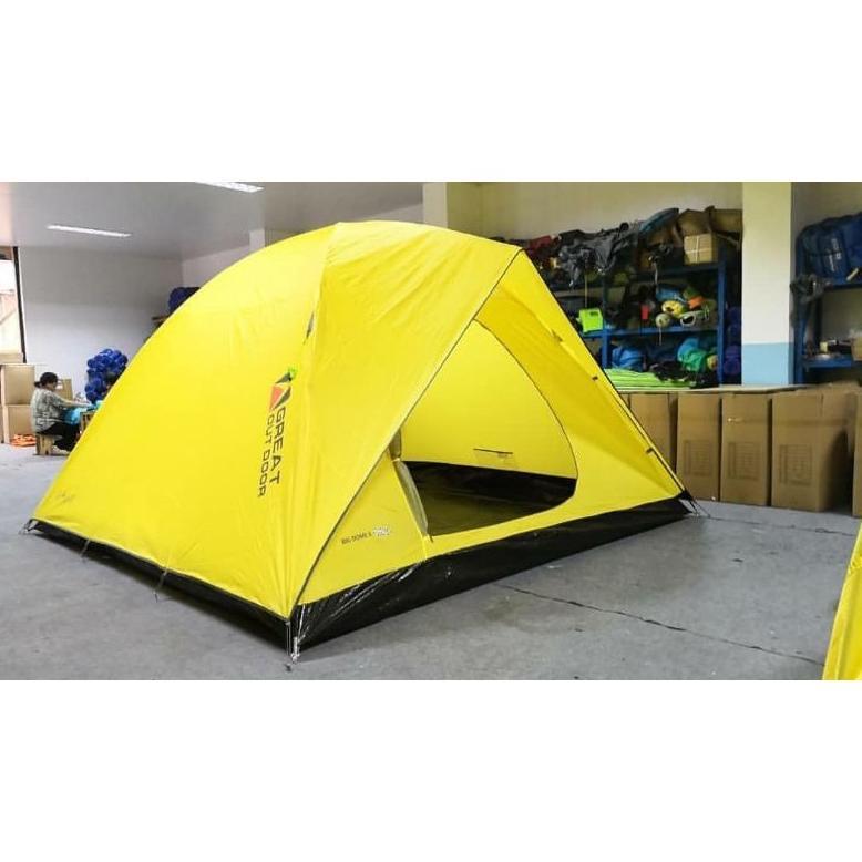 Tenda camping kapasitas 6-8 Tendaki Bigdome 6 pro Tendaki Borneo 6 pro Tendaki Moluccas 6 pro