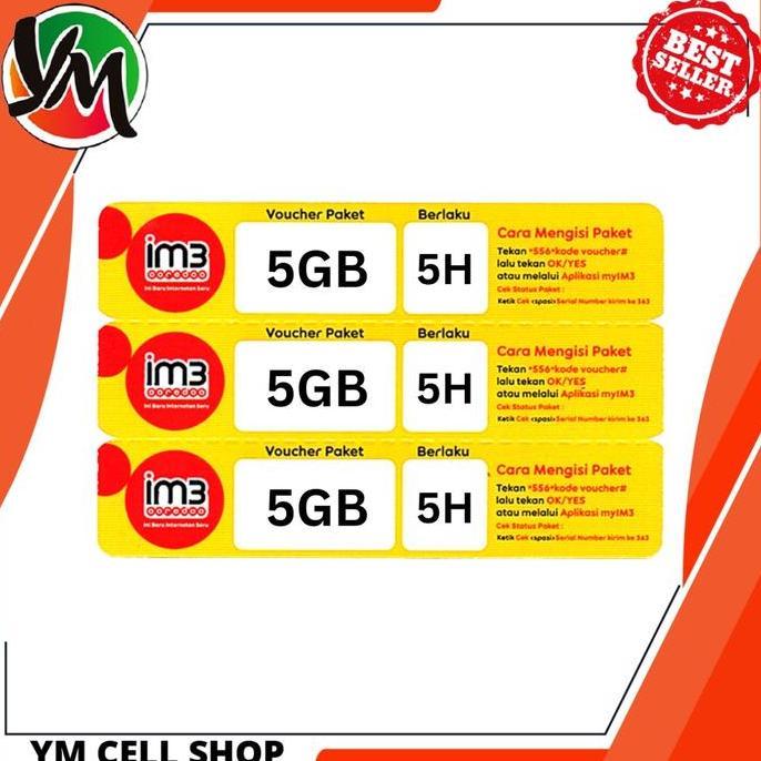 Voucher Kuota Indosat 5GB 5 Hari ZONA JABAR
