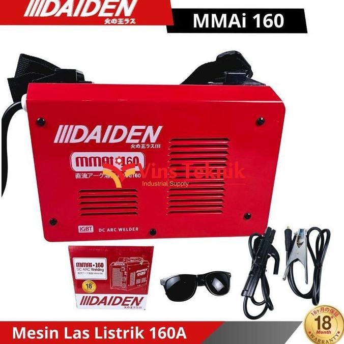 Spesial Daiden Mmai 160 Mesin Las Inverter Trafo Las Travo Las 160A Daiden Mma 160