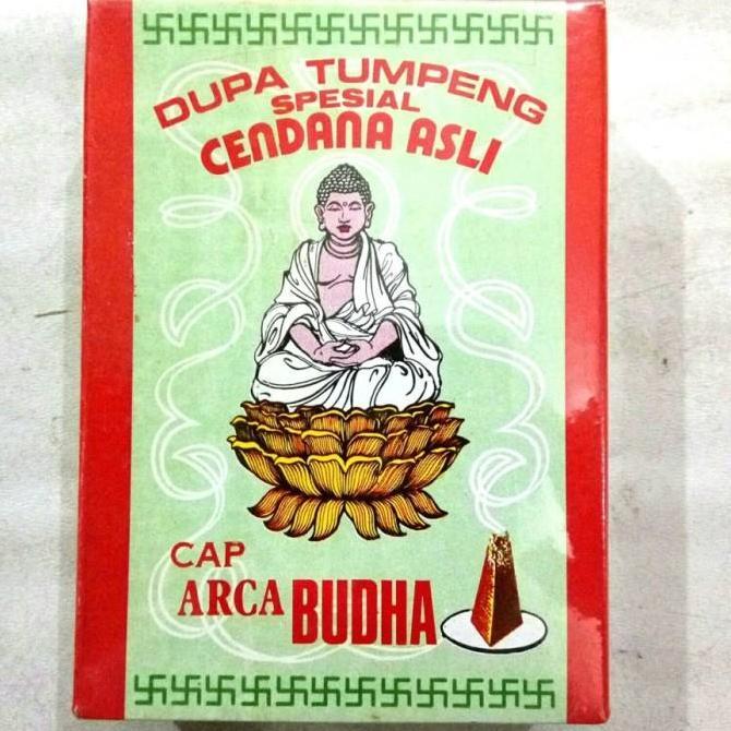 Dupa Tumpeng Spesial Cendana Asli cap Arca Budha