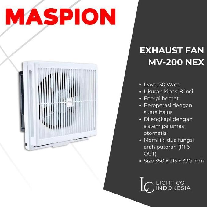 Exhaust Fan Maspion MV-200 NEX