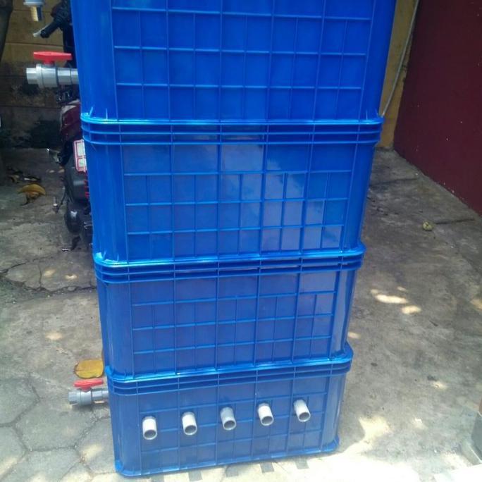 Filter kolam / Trickle filter ukuran jumbo 4 susun