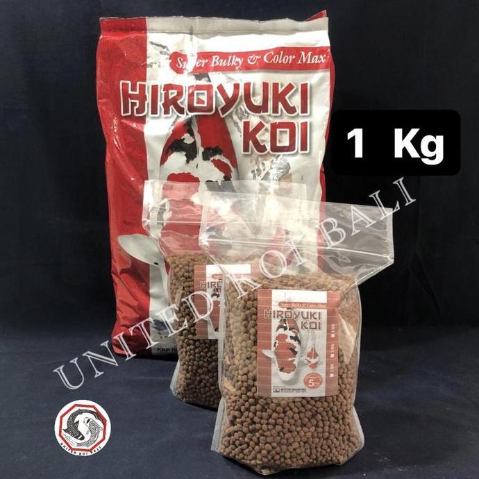 Pakan Ikan Koi ~ HIROYUKI MERAH SUPER BULKY & COLOR MAX REPACK