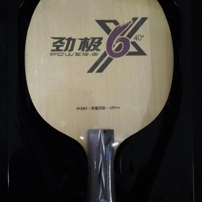 TERBARU - Bet Kayu Pingpong DHS Blade PG 6X