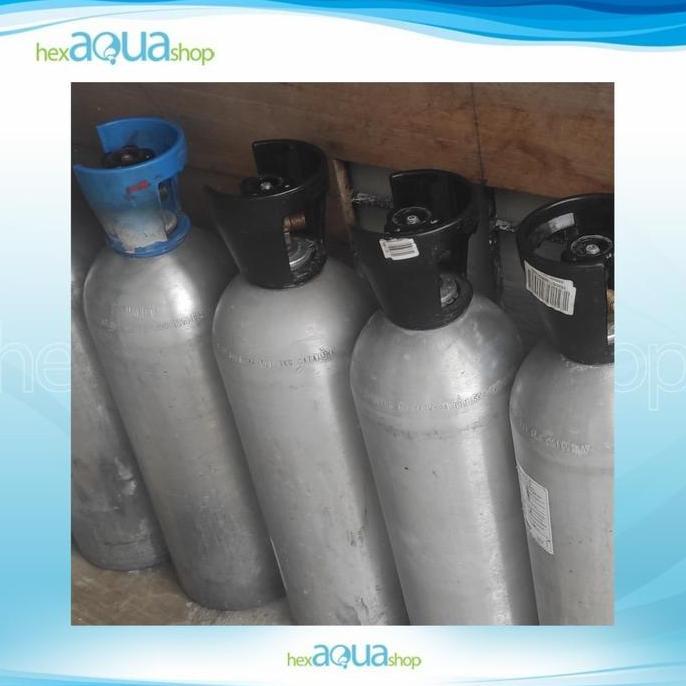 Tabung Co2 alluminium - tabung aluminium cylinder co2 plus isi 8kg