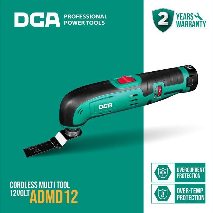DCA Cordless Multi Tool / Alat Multi Baterai 12Volt ADMD12
