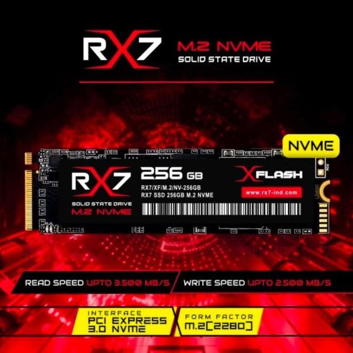 SSD M2 NVME 256GB RX7 GARANSI 3THN
