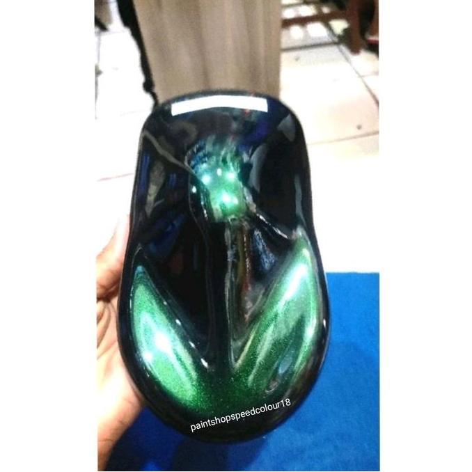 Spesial Cat Pu Black Metalik Green | Cat Duko | Cat Automotif | Cat Mobil Cat Motor |  Black Metalik