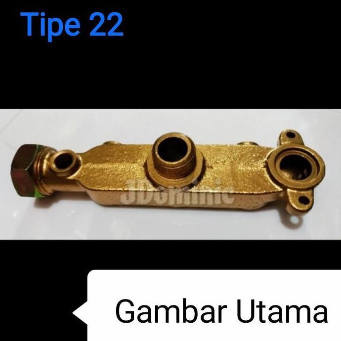 TERMURAH - water outlet chamber OS-22B suku cadang power sprayer mesin steam stim PS DW NLG 22