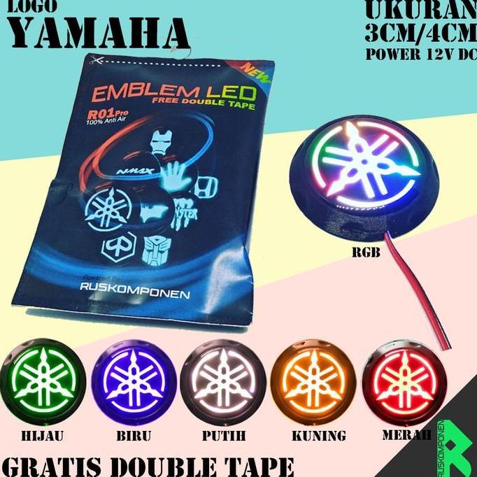 Lampu Variasi Motor Lampu Sein Led Motor Lampu Stop Emblem Led Yamaha Terbaru