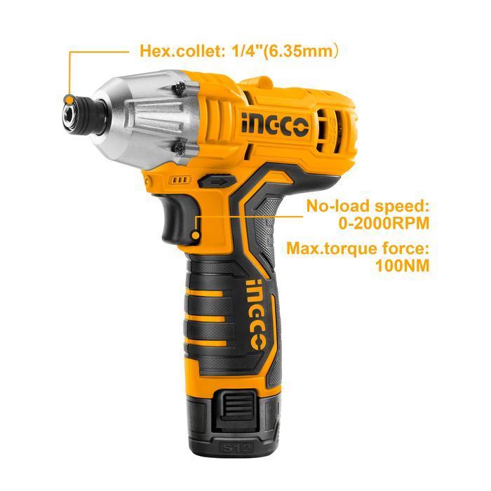 CIRLI12015 MESIN IMPACT DRIVER CORDLESS 12V