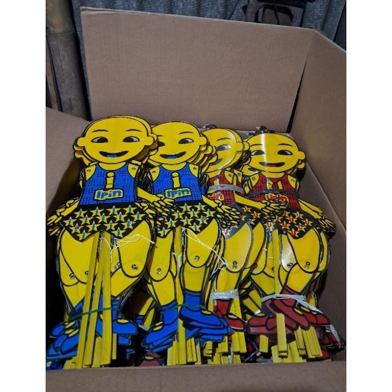 Premium Promo Awal Tahun Mainan Wayang Joged Upin Ipin  Spongebob/Wayang Tarik Upin Ipin/Mainan Trad