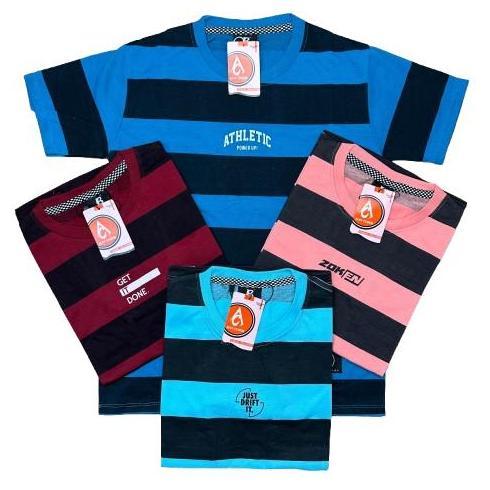 PAKET KAOS 6 PCS KAOS ANAK 3-8 TAHUN SERI WARNA Katun distro motif semi  nyaman  oblong  keren  baju