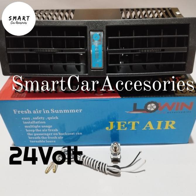 Kipas Angin Mobil Truck Truk Jet air Blower Fan Ac 24 Volt